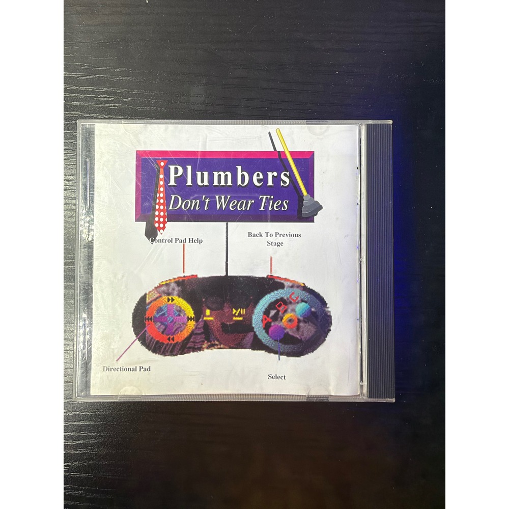 Plumbers Don't Wear Ties 3DO Vintage Video Game Rare 1994 Original
